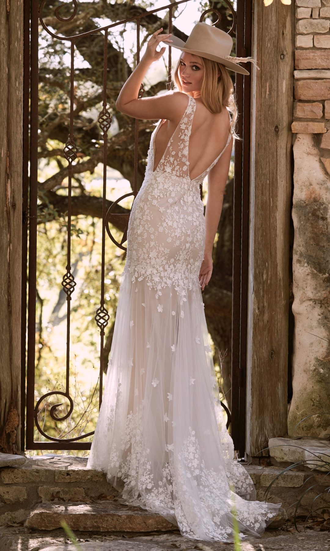 Braut im Cowgirl Look